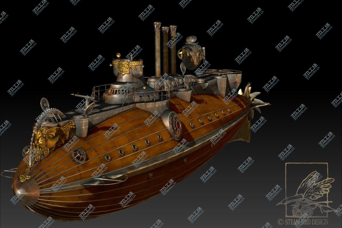 images/goods_img/2021040163/Argo Hippocamp Steampunk Submarine/2.jpg